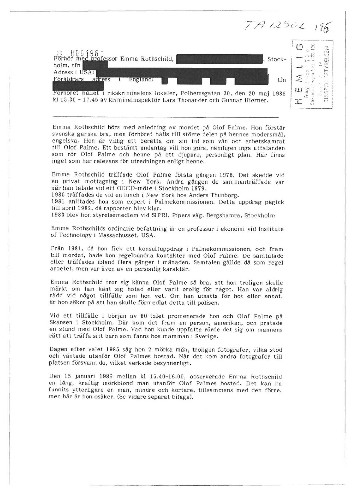 Pol-1986-05-20 TA12902-00 1530-1745 Emma Rotschild om Olof Palmes yrkesliv och misstänkt övervakning.pdf