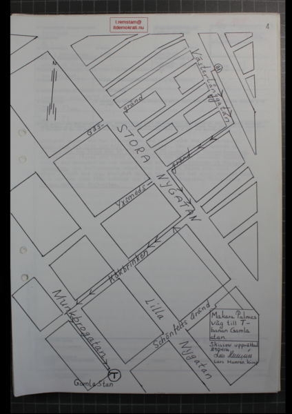 Fil:Makarna Palmes promenadväg från Västerlånggatan 31 till Gamla stans t-banestation. (Skiss 1989-04-16 krinsp Lars Hamrén RK-A2).png