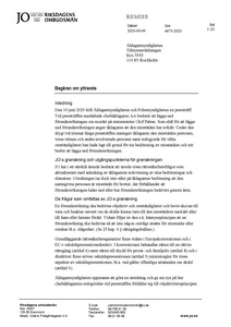 JO-2020-09-09 DNR6673-2020 Remiss Begäran om yttrande Stig Engström.pdf