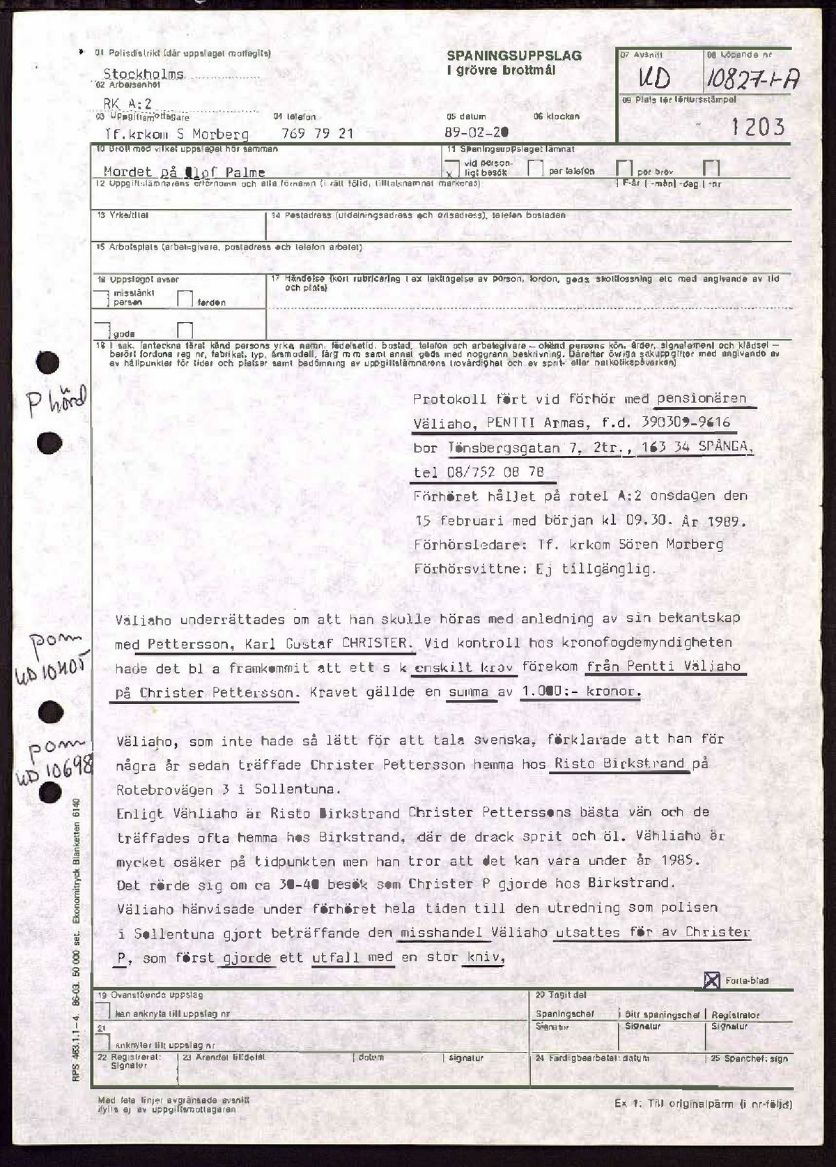 Pol-1989-02-15 KD10827-01-A Förhör med Pentii Väliaho om CP.pdf