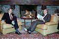 USAs president Ronald Reagan och Michail Gorbatjov Toppmöte i Genève 1985-10-19