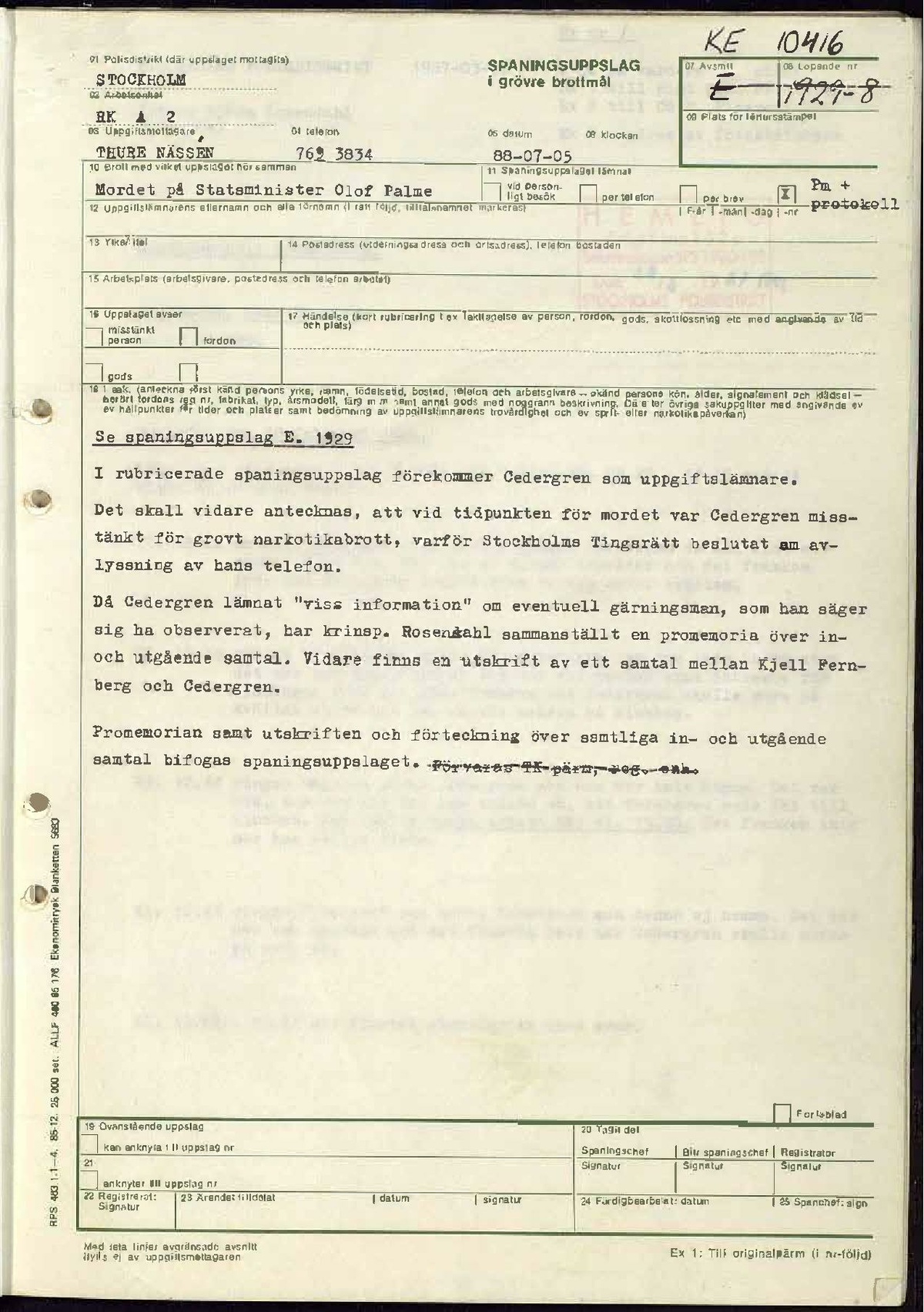Pol-1988-07-05 KE10416-00 Sigge Cedergren PM beträffande telefonavlyssning.pdf