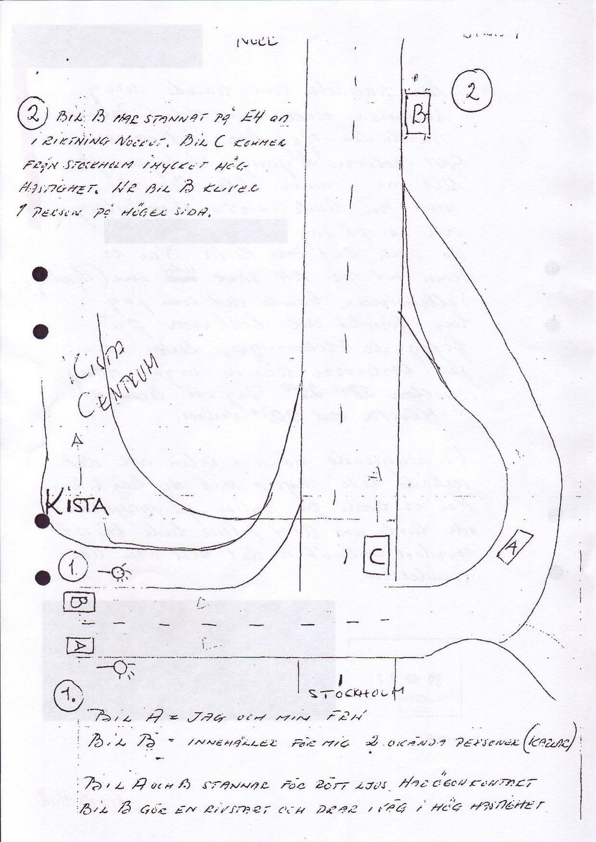 Pol-1989-01-02 D1927-02-A Röd och blå bil stannar på E4 Sollentuna teckningar och brev.pdf