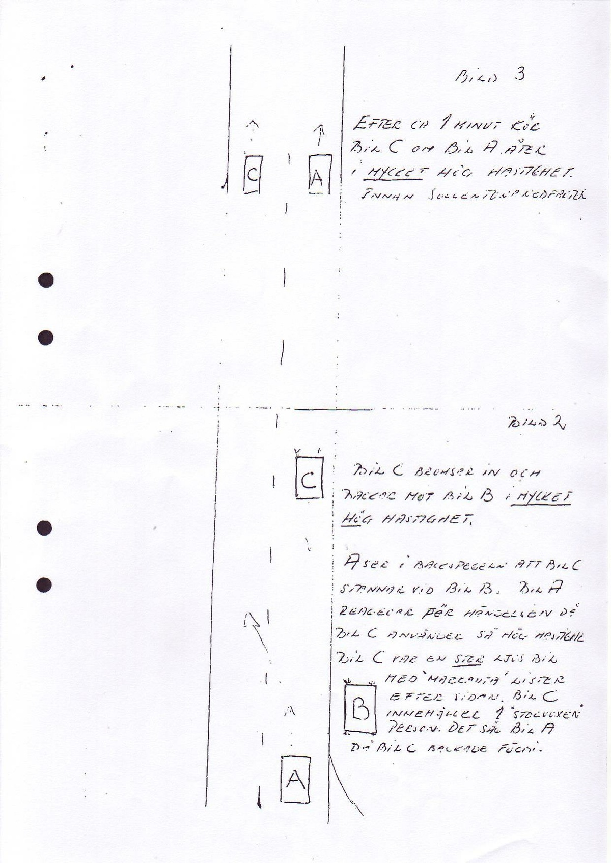 Pol-1989-01-02 D1927-02-A Röd och blå bil stannar på E4 Sollentuna teckningar och brev.pdf