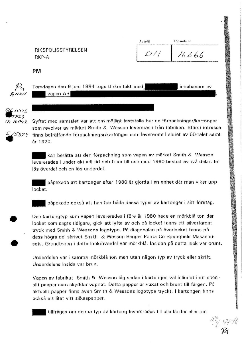 Pol-1994-06-09 DH16266-00 Kontakt med vapenhandlare för information om Uberti och ammunitionsförpackning.pdf