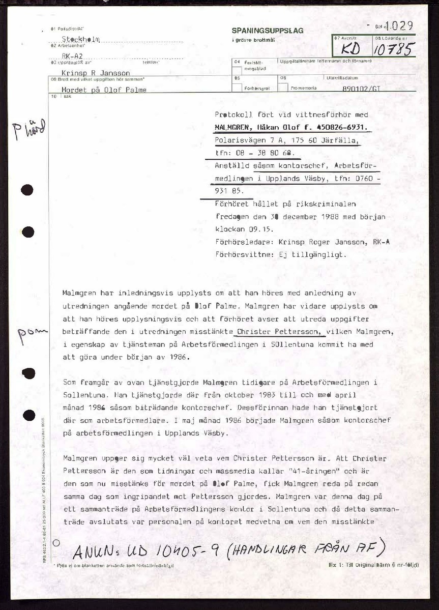 Pol-1988-12-30 0915 KD10785-00 Förhör med Håkan Malmgren om CP.pdf